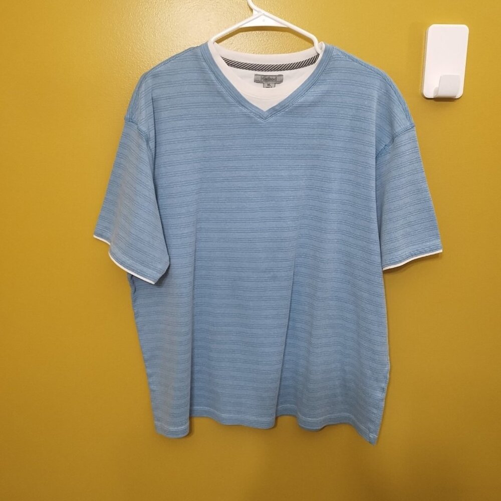 Men's Method Short Sleeve Layered Look T Shirt XL